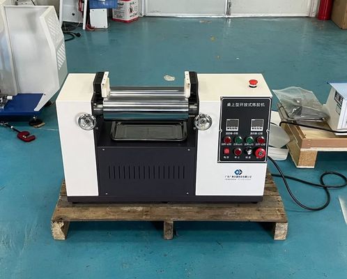 주문 소형 750x380x600mm 오픈 밀 고무 혼합기, 월 300세트 생산 능력 및 롤러 간격 조절 가능 online manufacture