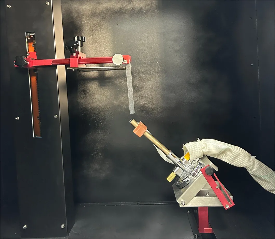 실험실 UL94 플레임 테스트 장치 플라스틱을 위한 연소 챔버 검사기 4